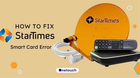 erreur de smart card numericable|How to resolve Smart Card error on Startimes .